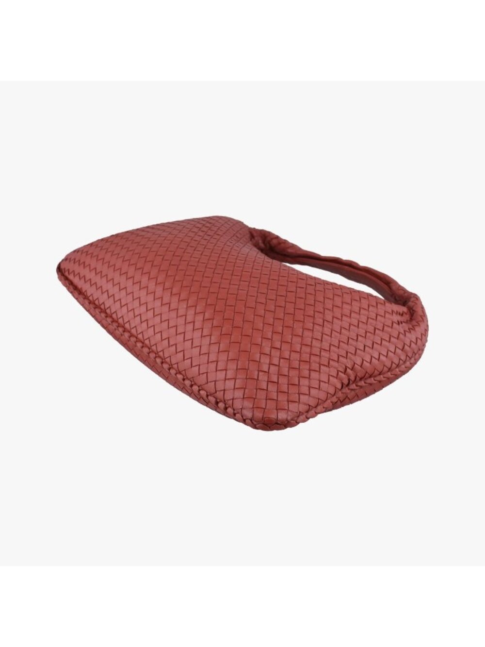 Bottega Veneta Intrecciato Red Lambskin Handbag - Picture 4 of 15